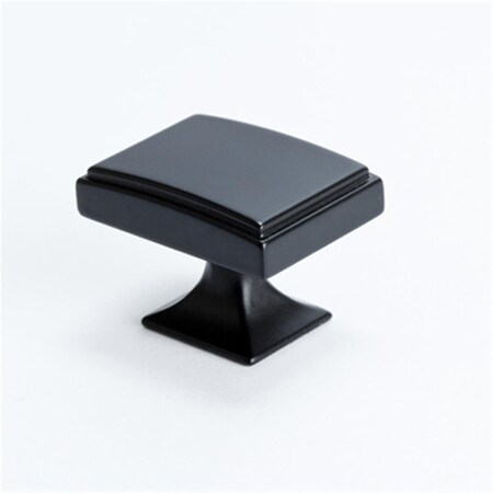 Hd Berenson 1.5 x 1.12 in. Knob Hearthstone- Matte Black BE4086 1055